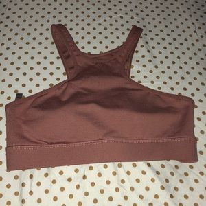 Mauve sports bra